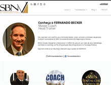 Tablet Screenshot of fernandobecker.com.br
